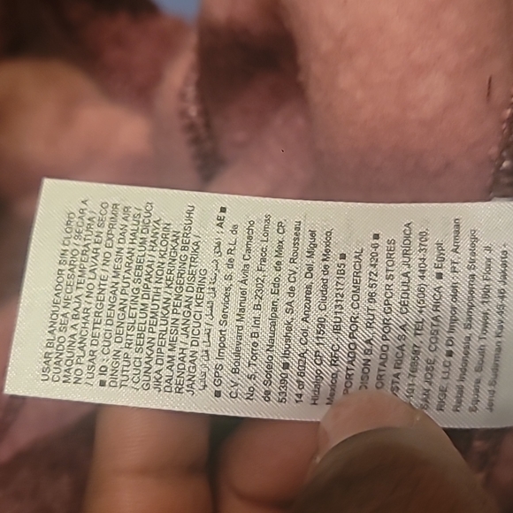 Old Navy Pink and Burgandy  Camo XL Sherpa Zip Up Jacket - Picture 9 of 9